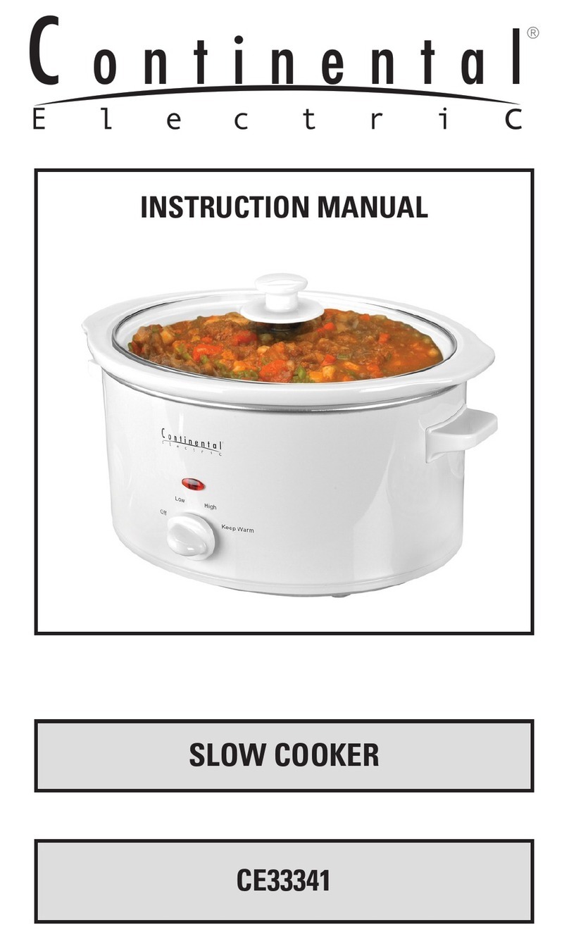 Continental Platinum CE33341 instruction manual
