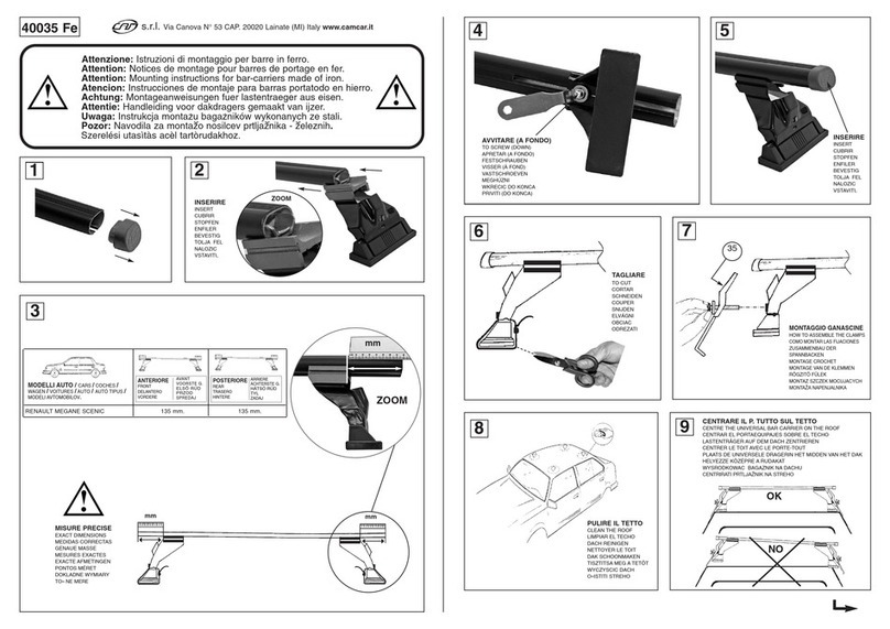 Camcar 40035 Fe Mounting instructions