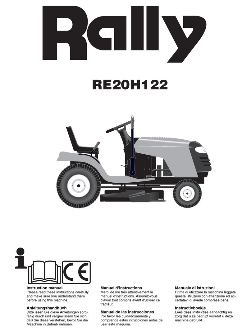 Rally RE20H122 instruction manual