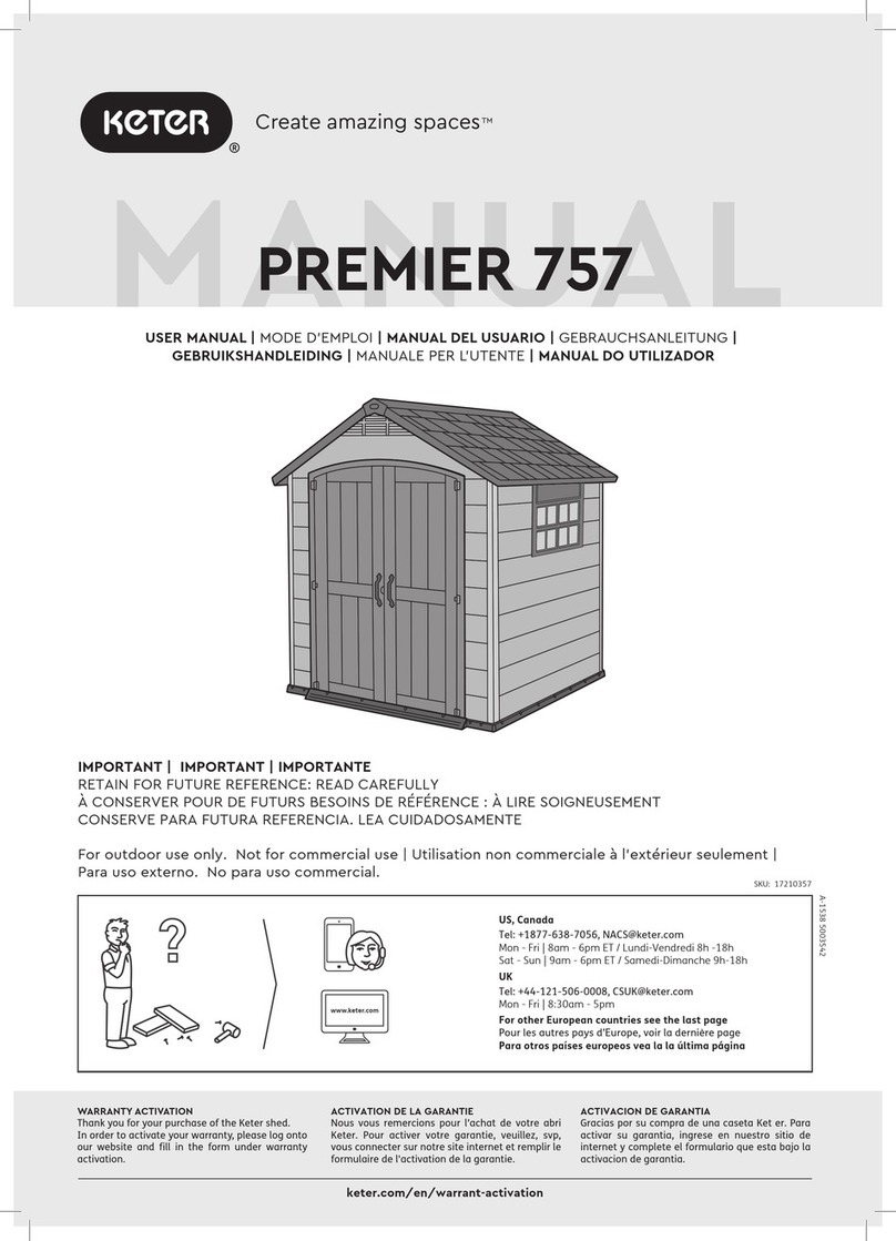 Keter PREMIER 757 User manual