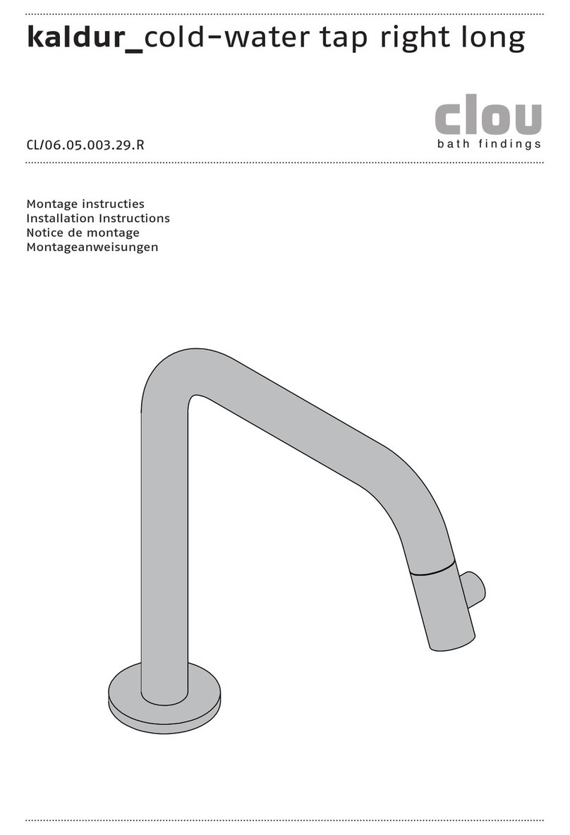 Clou Kaldur CL/06.05.003.29.R User manual