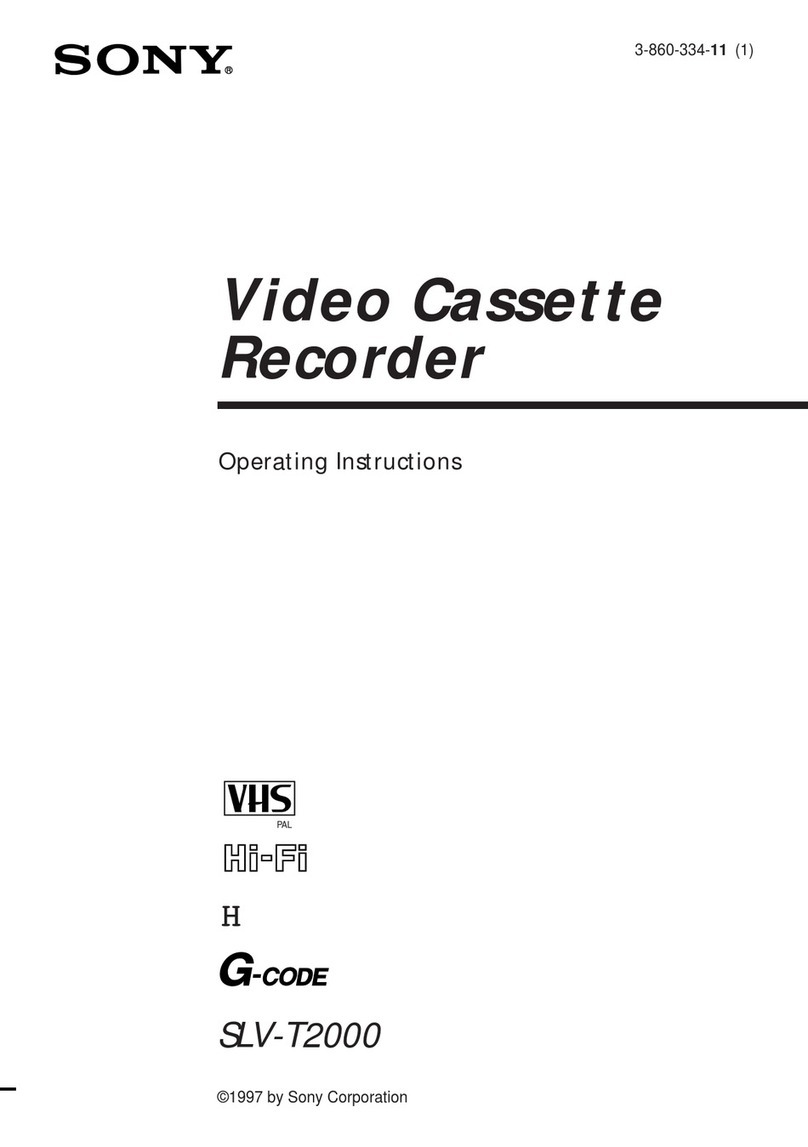 Sony SLV-T2000 User manual