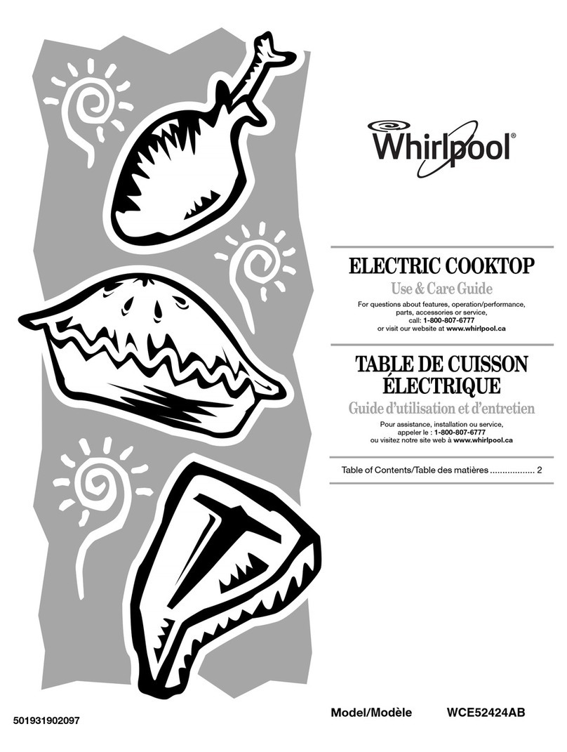 Whirlpool WCE52424AB Use & care guide