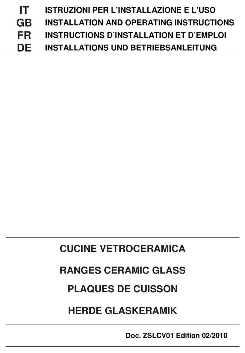 Giorik Unika 900 CV940T Installation and operating instructions