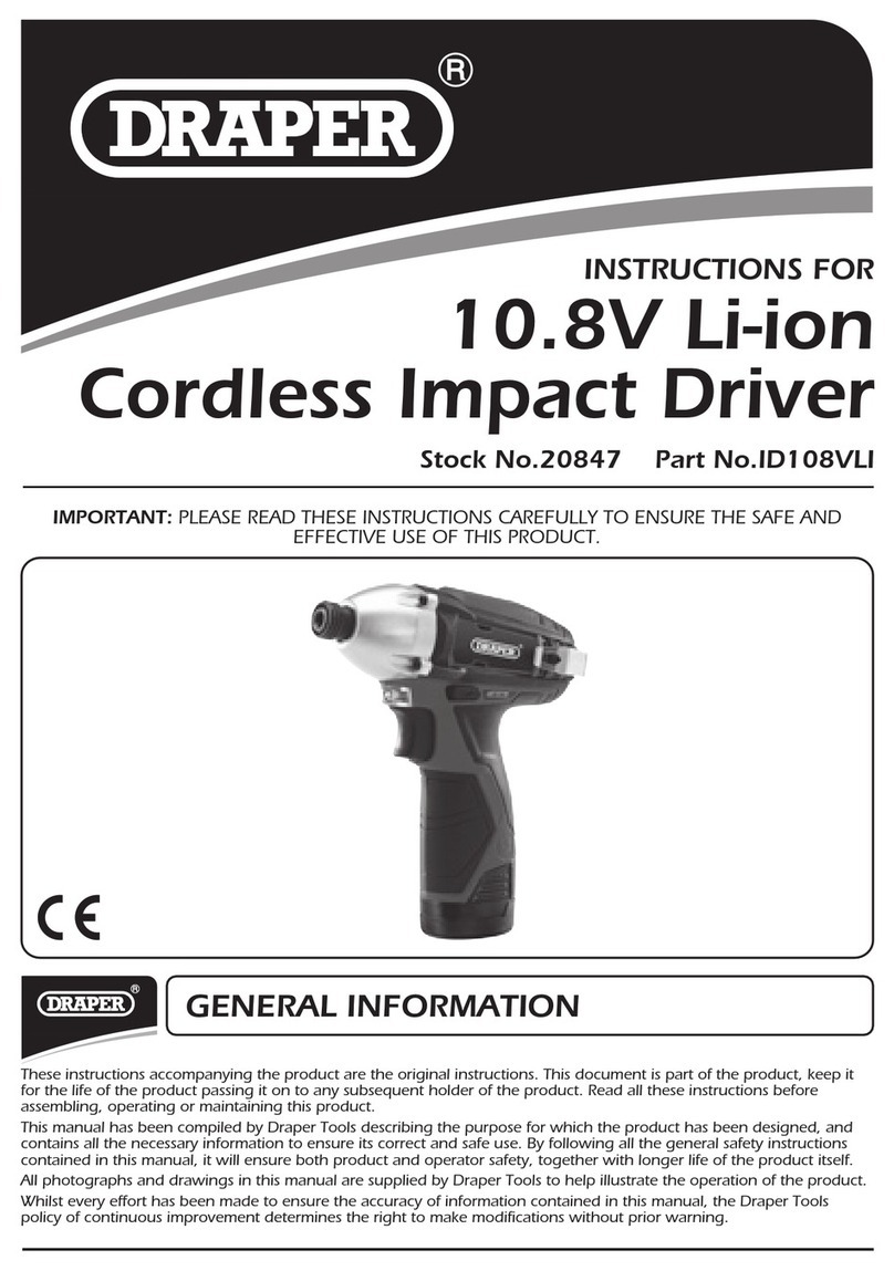 Draper ID108VLI instructions