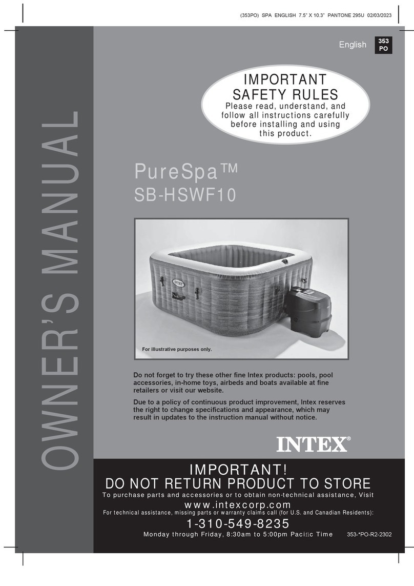 Intex PureSpa SB-HSWF10 User manual