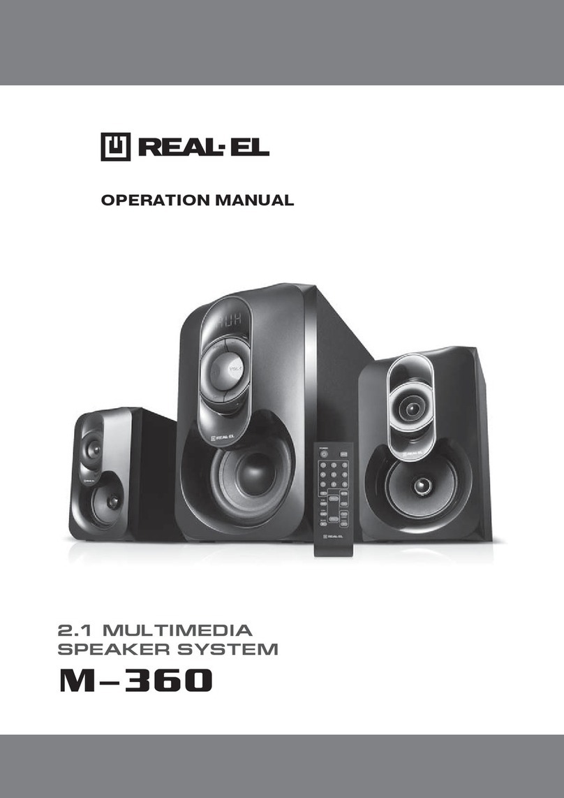 Real-El M-360 Operation manual