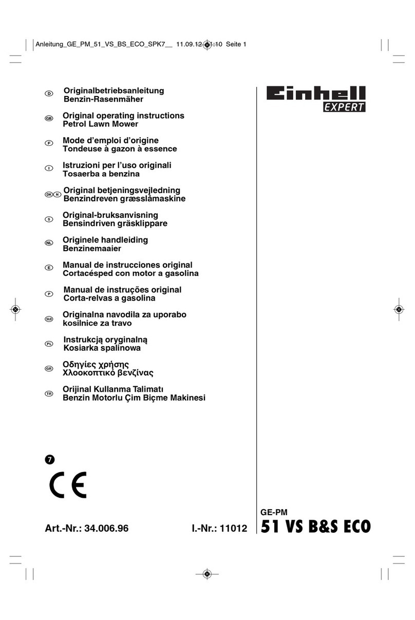 EINHELL Expert GE-PM 51 VS B&S ECO operating instructions