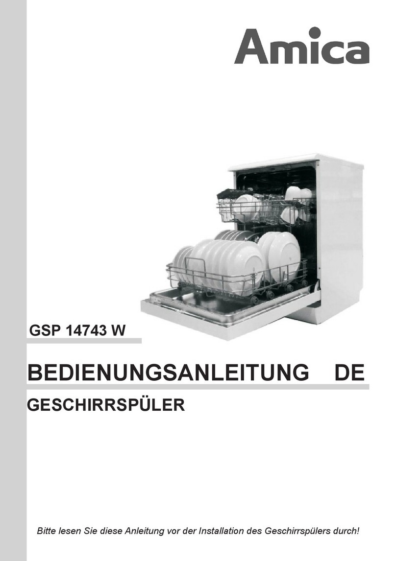Amica GSP 14743 W operating instructions