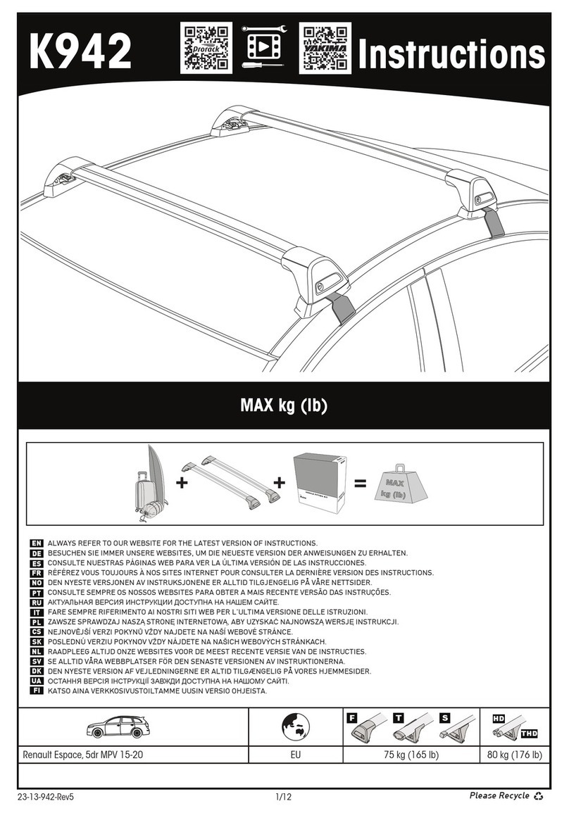 Yakima K942 instructions