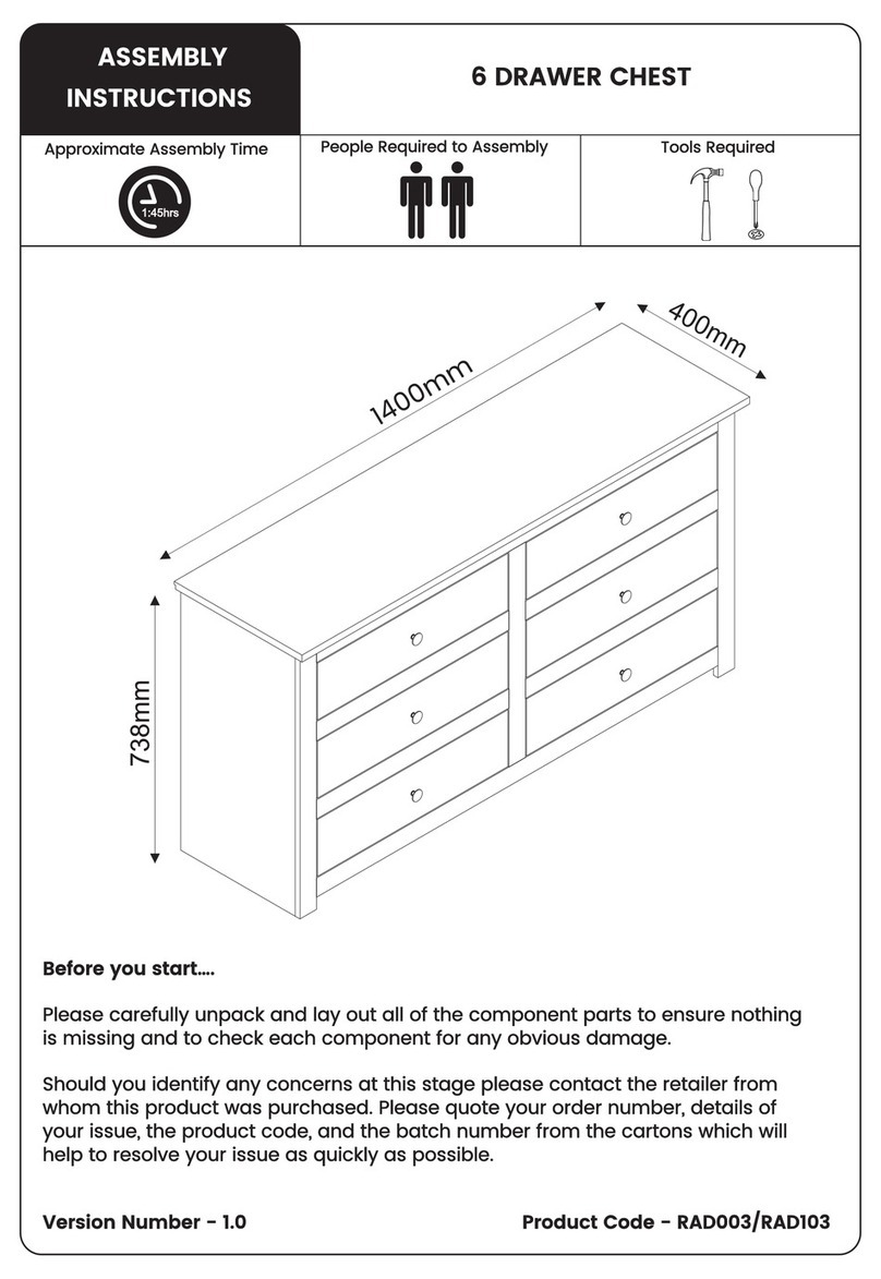 Julian Bowen RAD003 Assembly instructions