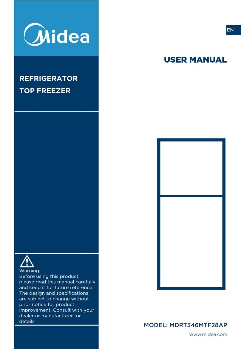 Midea MDRT346MTF28AP User manual