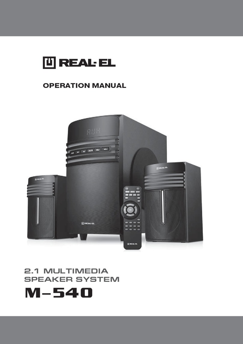 Real-El M-540 Operation manual