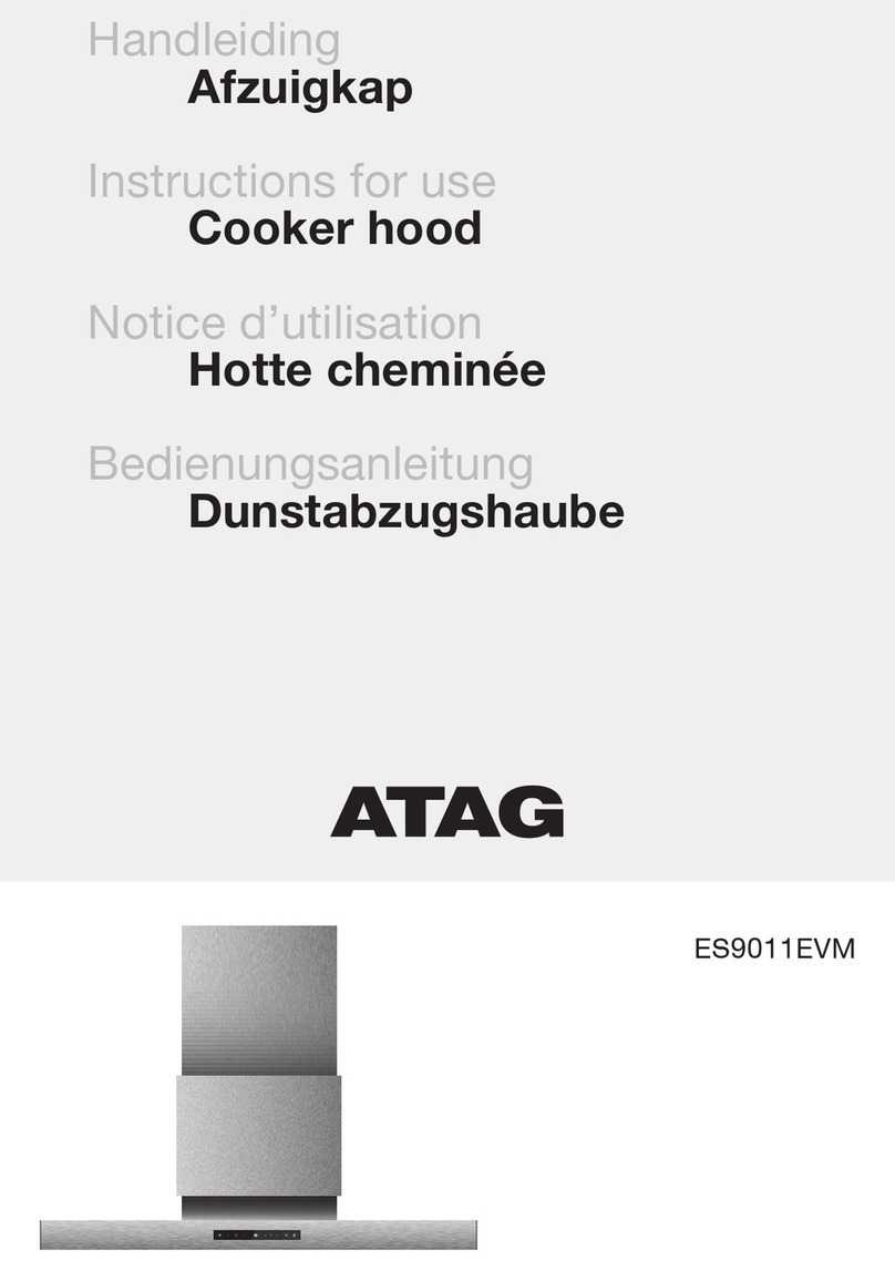 Atag ES9011EVM Instructions for use