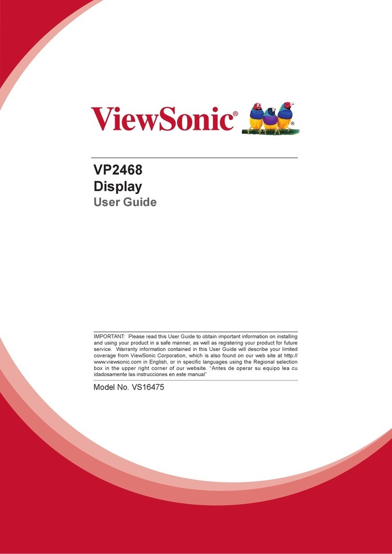 ViewSonic VP2468 User manual