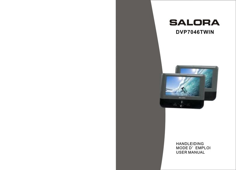 Salora DVP7046TWIN user manual