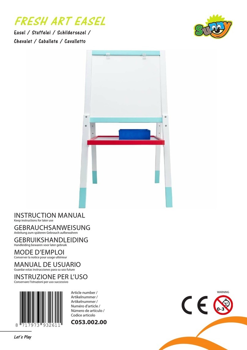 Sunny FRESH ART EASEL C053.002.00 instruction manual