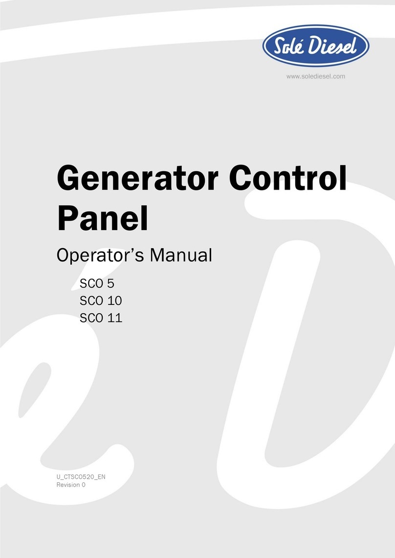 Sole Diesel SCO 11 Operator's manual