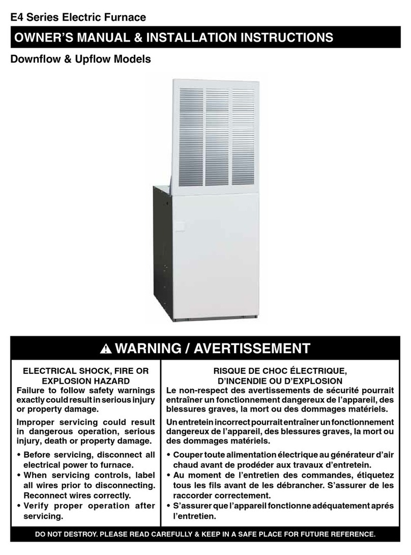 Nortek E4 Series Owner's Manual & Installation Instructions