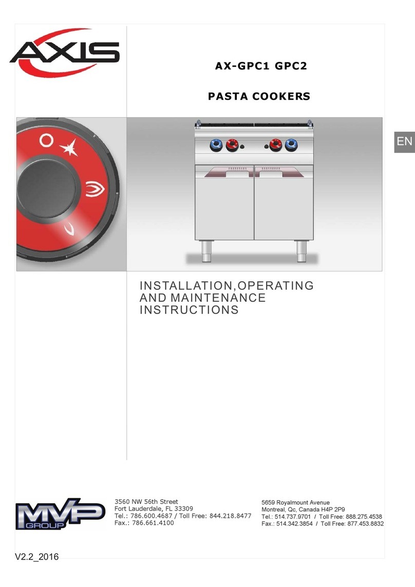 MVP Axis AX-GPC1 GPC2 Installation, Operating and Maintenance Instruction MVP Axis AX-GPC1 GPC2 Installation, Operating and Maintenance Instruction