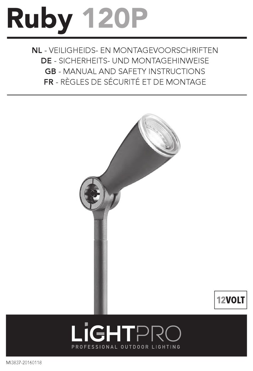 LightPro Ruby 120P Operator's manual LightPro Ruby 120P Operator's manual