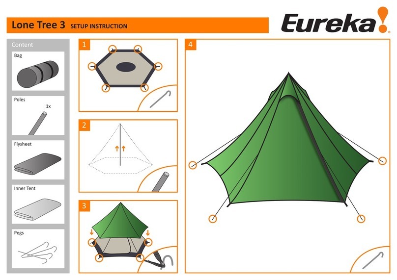 Eureka Lone Tree 3 Setup Instruction