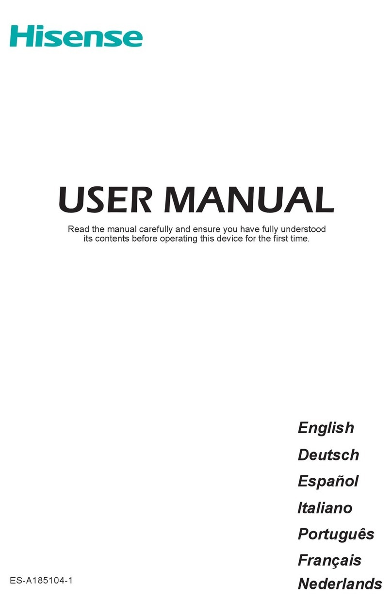 Hisense H55U7B User manual