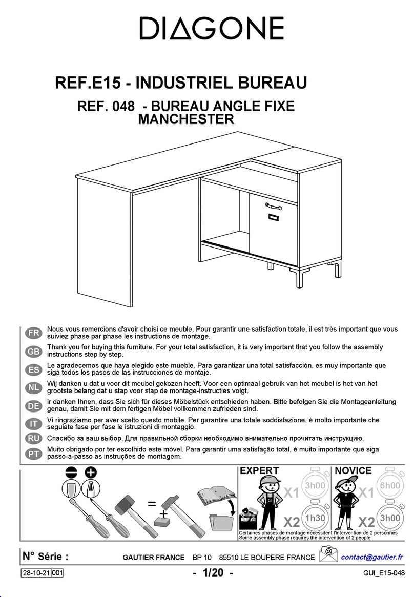 Gami Diagone E15 User manual Gami Diagone E15 User manual