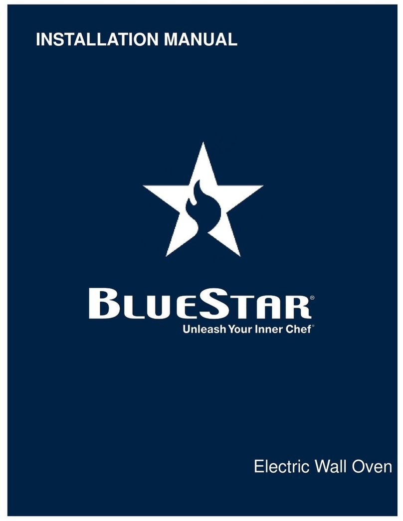 Blue Star BSEWO30DDV3CF User manual