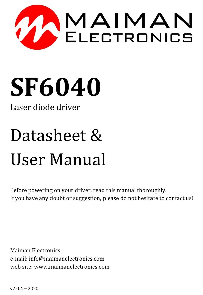 MAIMAN ELECTRONICS SF6040 User manual