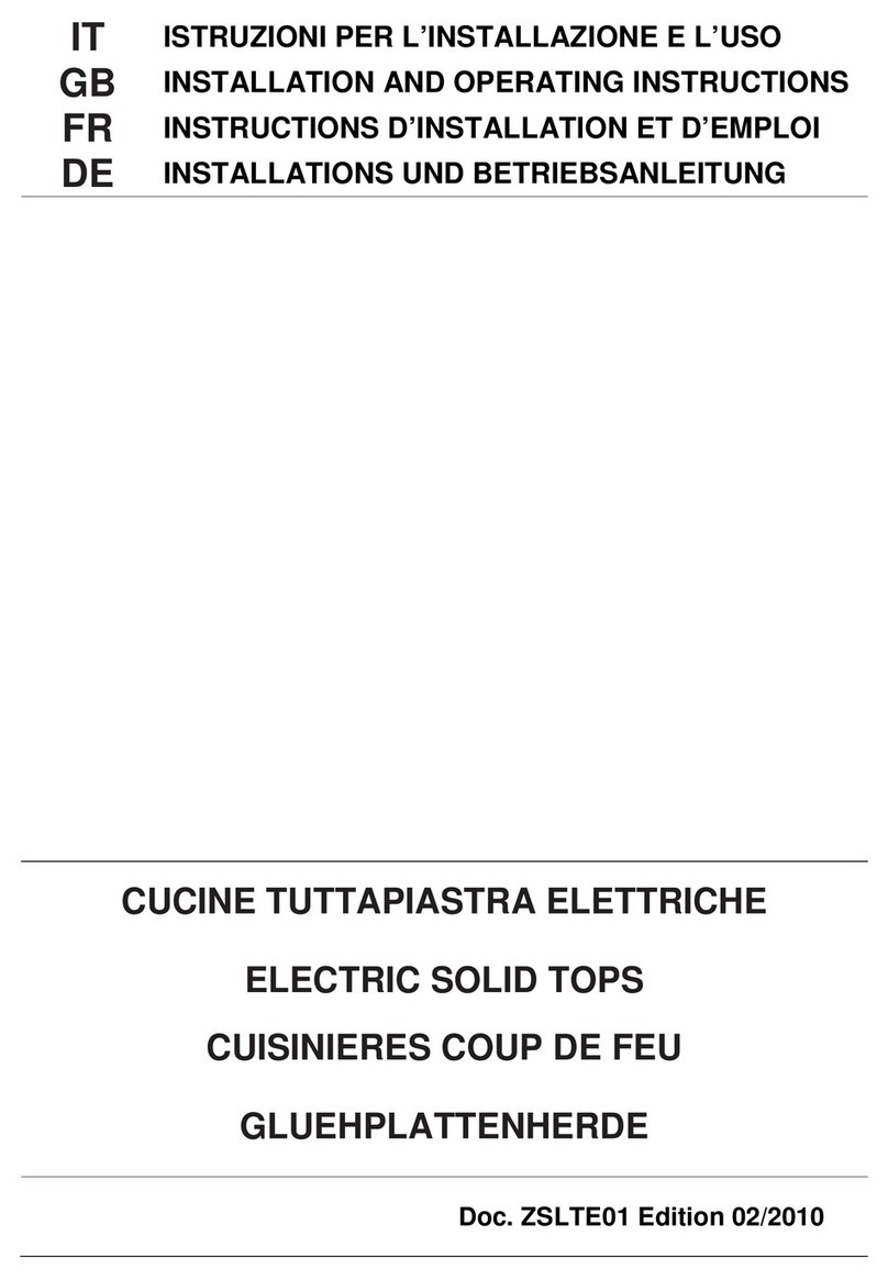 Giorik Unika 900 TE740E Installation and operating instructions Giorik Unika 900 TE740E Installation and operating instructions
