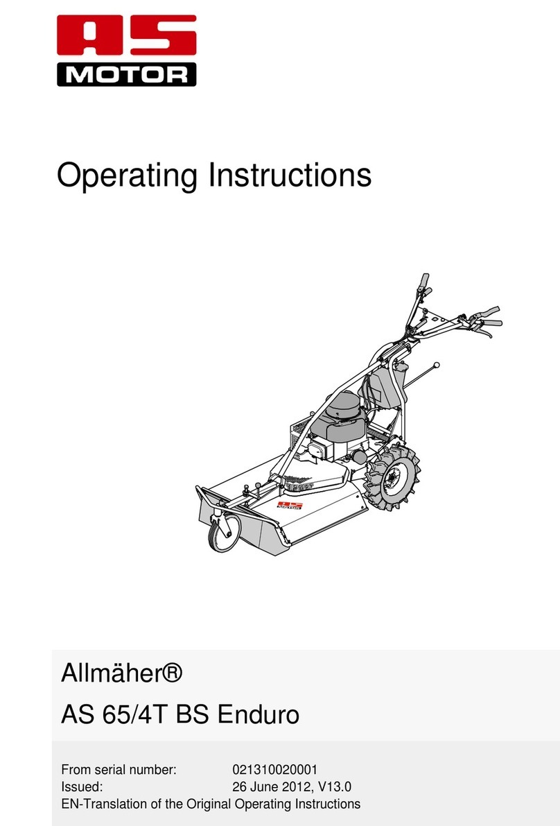 AS MOTOR Allmaher 65/4T BS Enduro operating instructions