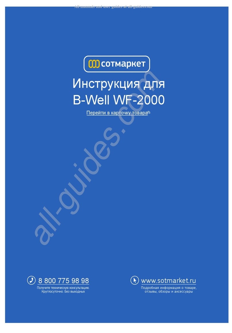 B.Well WF-2000 manual