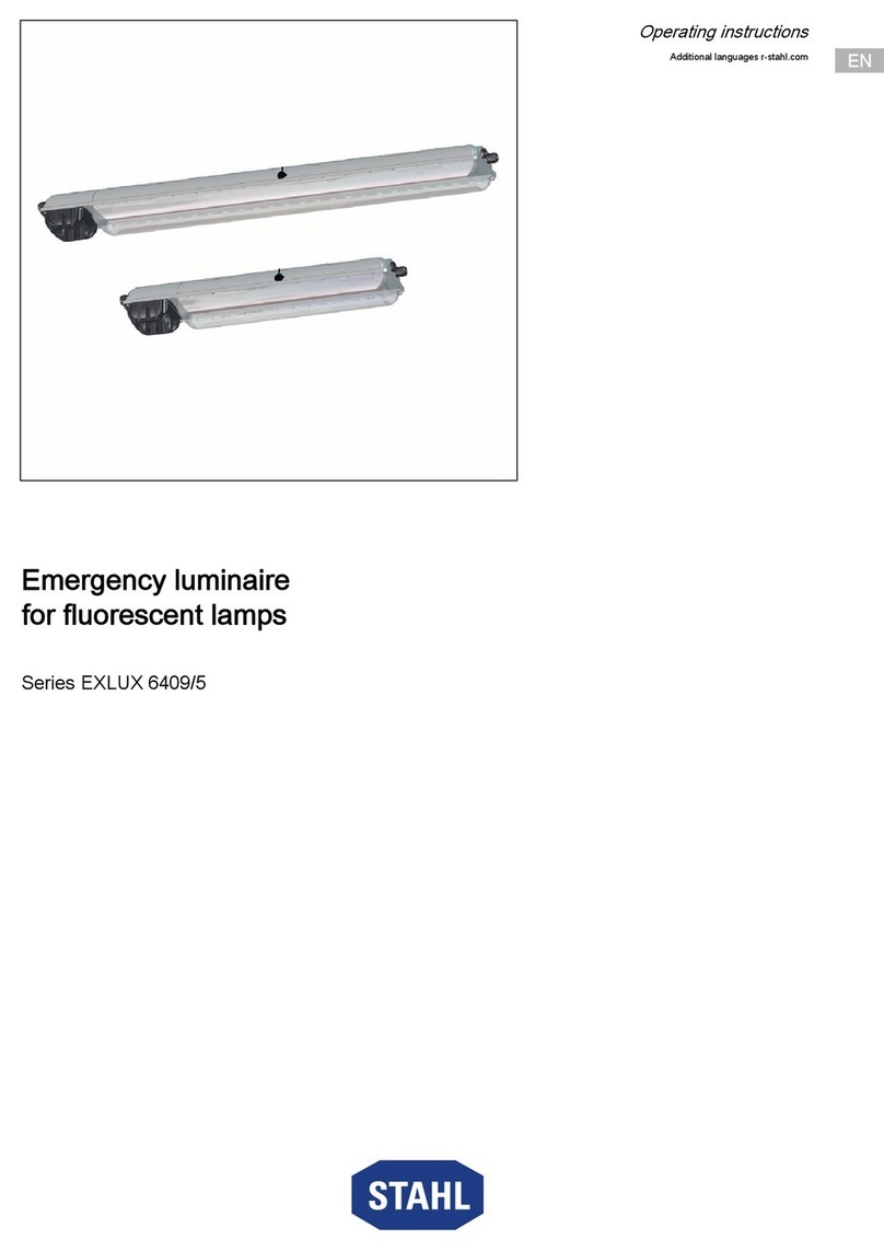 Stahl EXLUX 6409/5 Series User manual