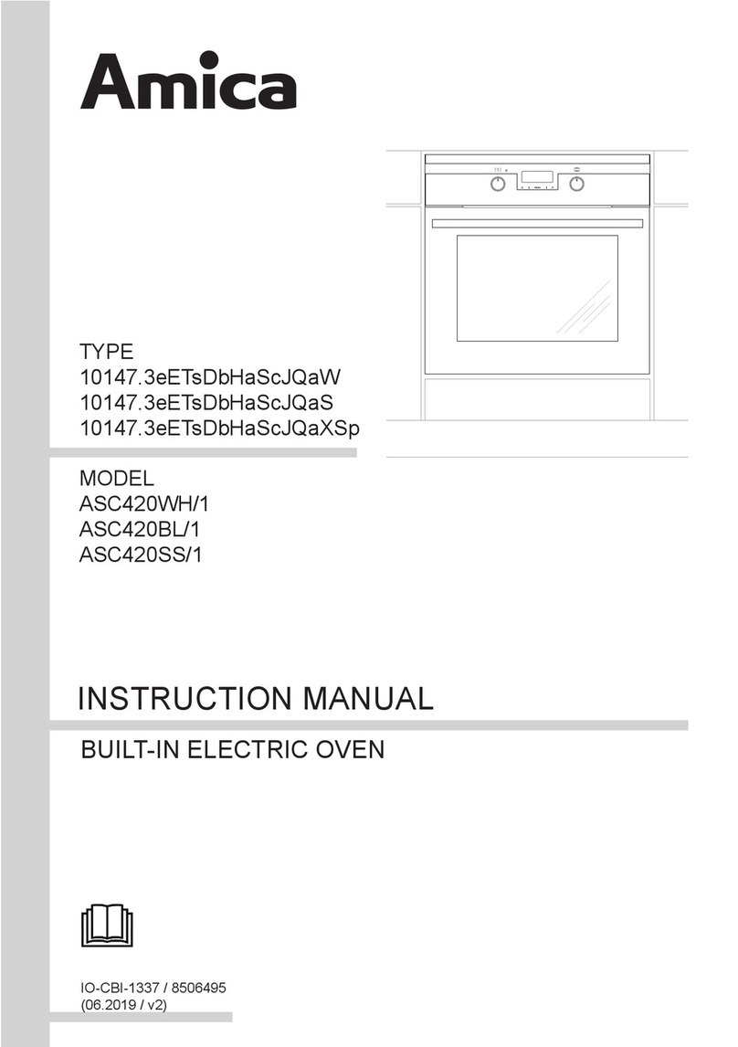 Amica ASC420WH/1 instruction manual