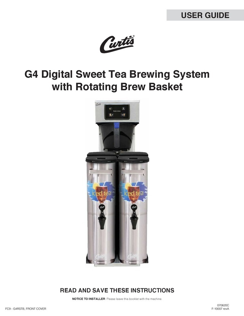 Curtis G4RSTB User manual Curtis G4RSTB User manual