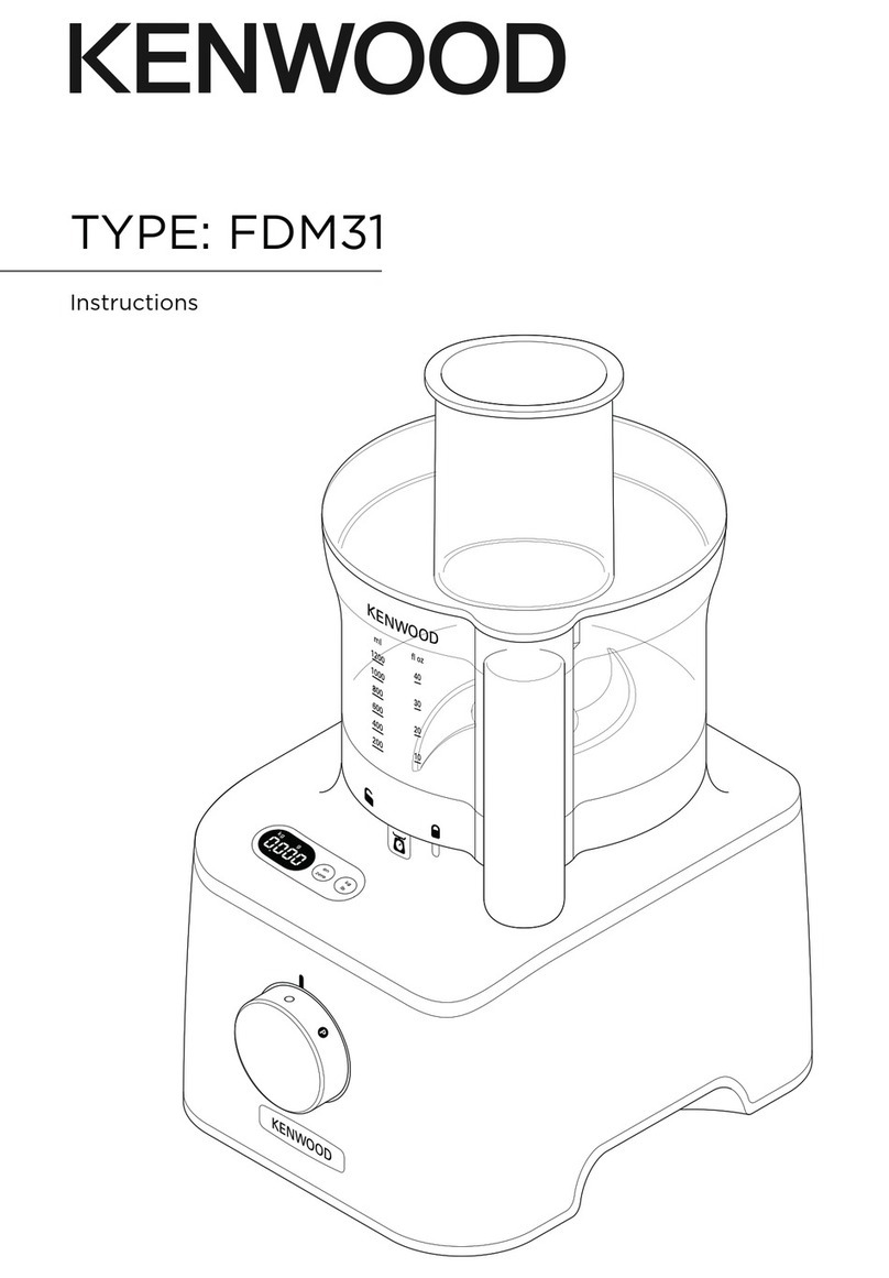 Kenwood FDM312SS User manual