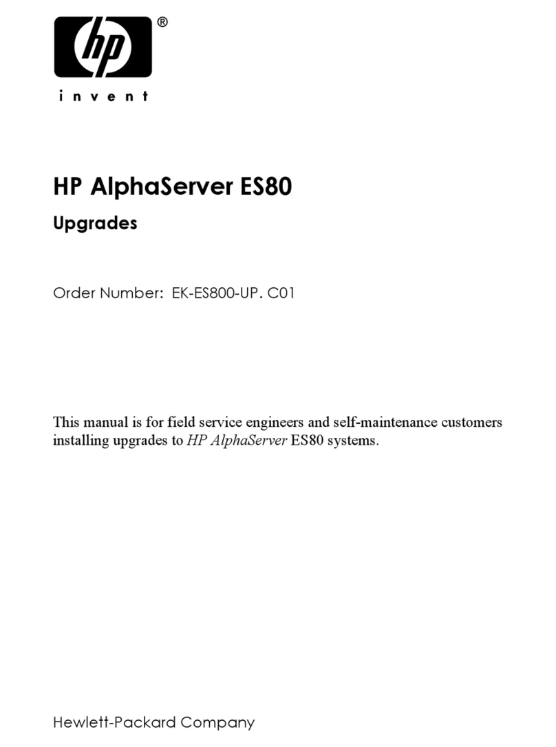 HP AlphaServer ES80 Quick start guide