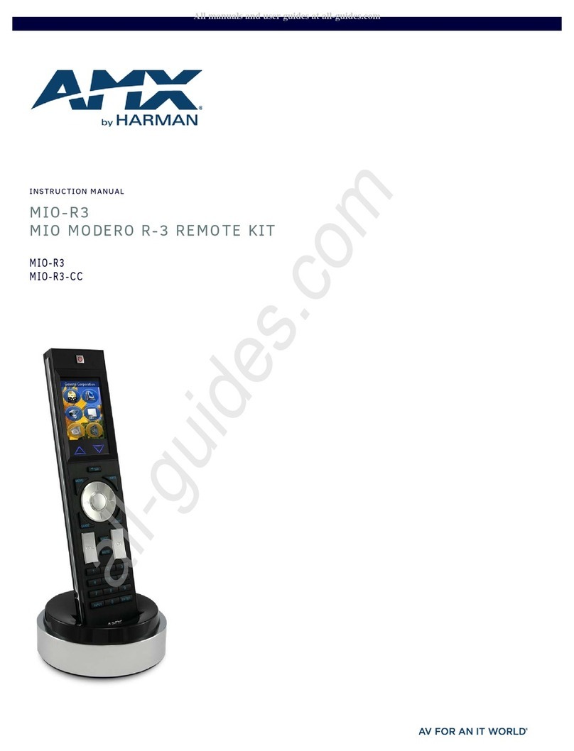 Harman AMX MIO-R3 instruction manual