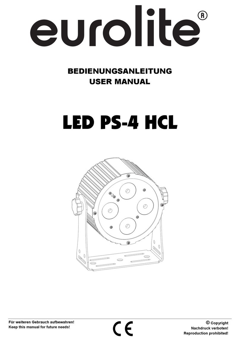EuroLite LED PS-4 HCL User manual