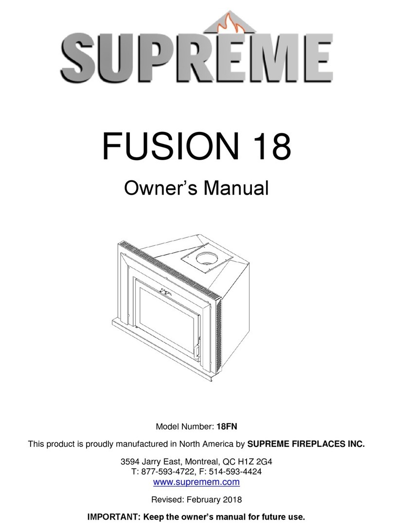 SUPREME 18FN User manual