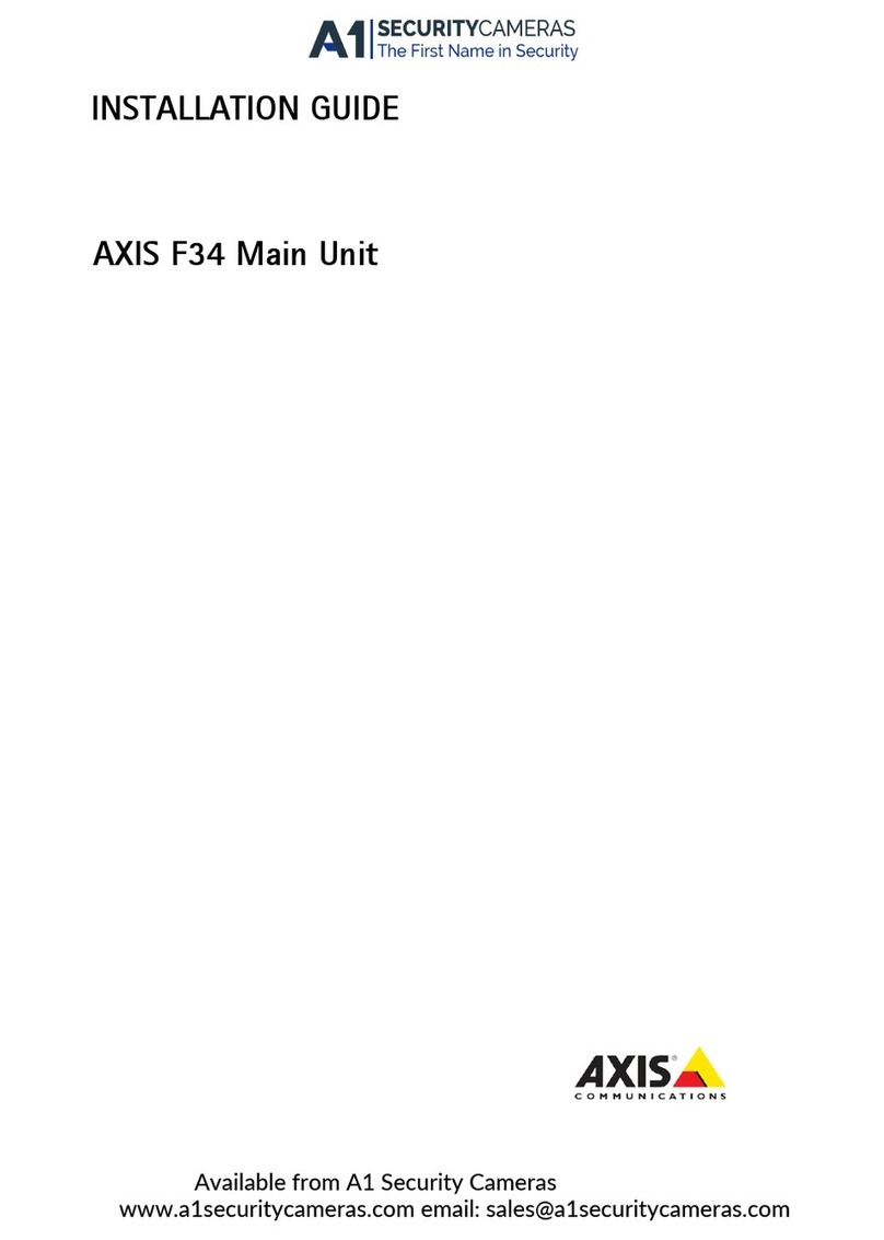 Axis F34 User manual