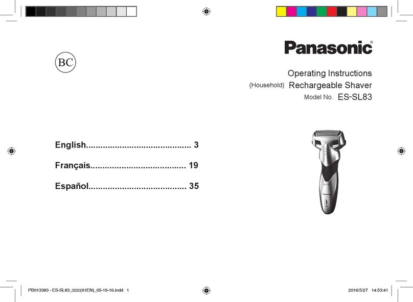 Panasonic ES-SL83 User manual