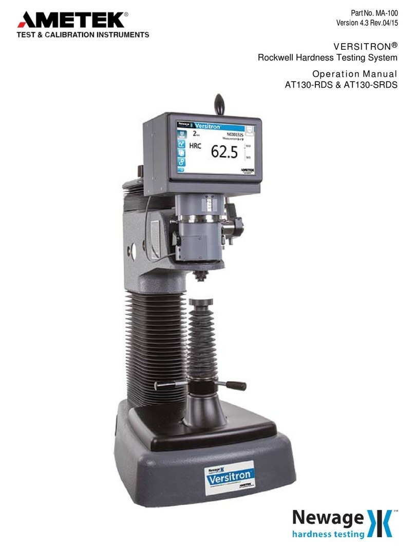 Ametek Newage VERSITRON AT130-RDS Operation manual