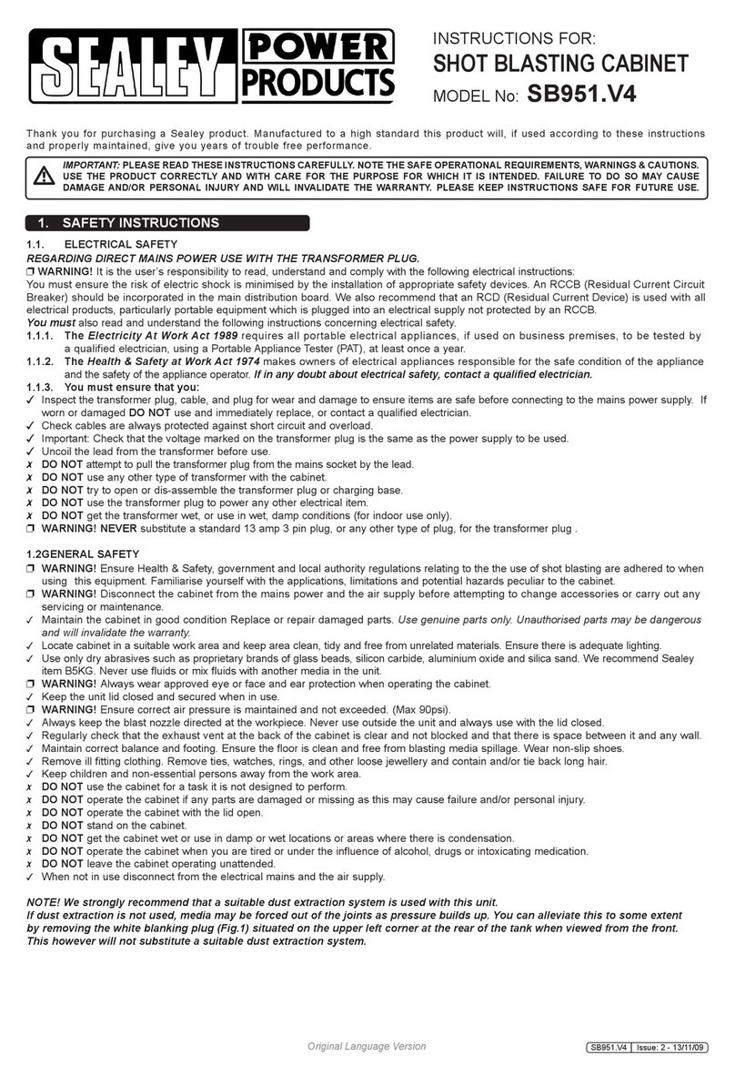 Sealey SB951.V4 instructions