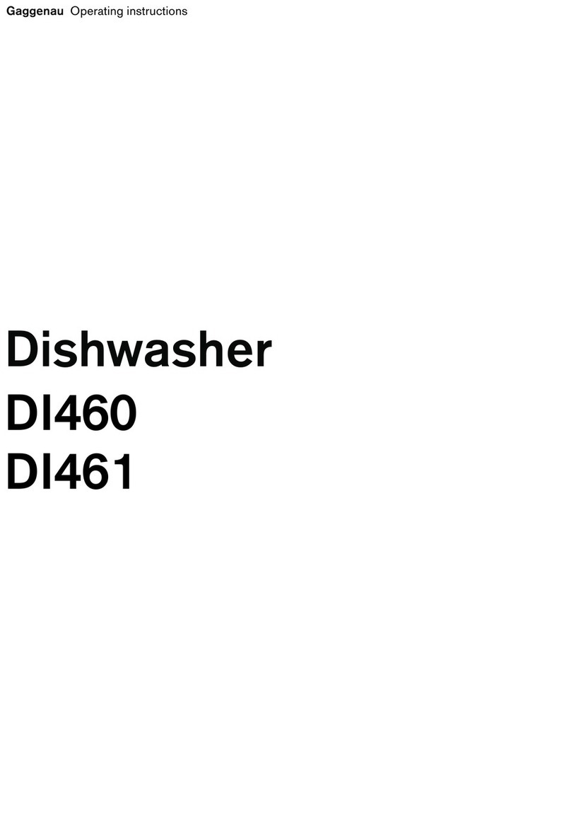 Gaggenau DI 460 operating instructions