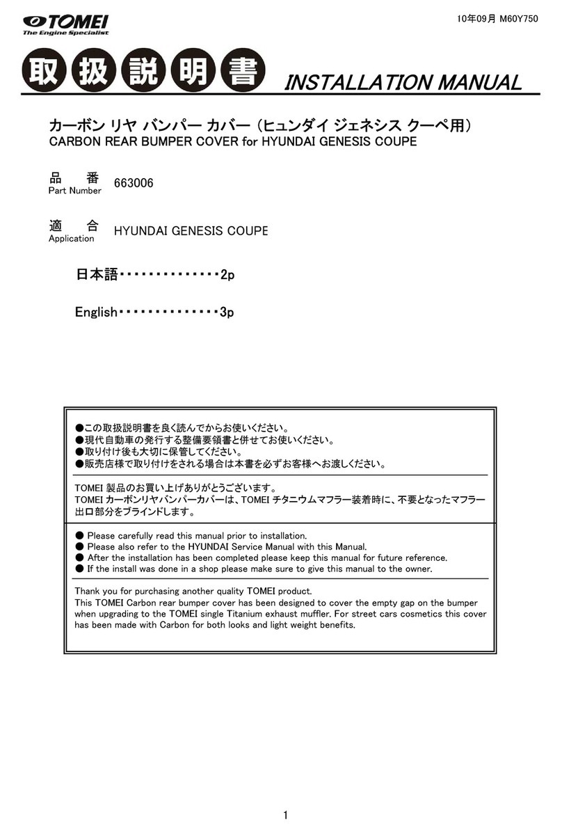 Tomei 663006 User manual