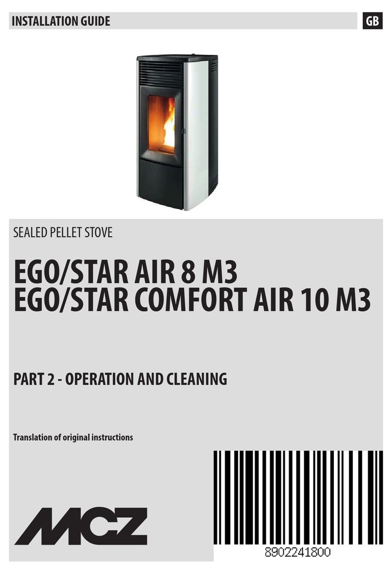 MCZ EGO/STAR AIR 8 M3 User manual