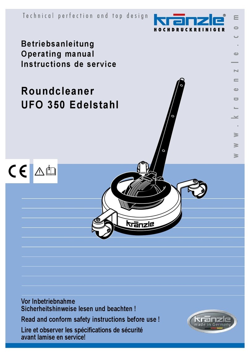 Kranzle UFO 350 operating manual