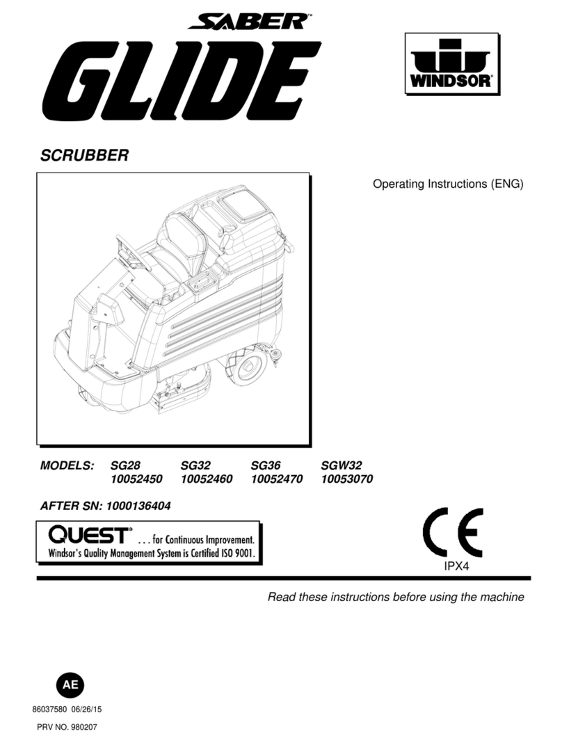 Windsor SABER GLIDE 10053070 User manual